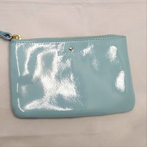 Kate spade wristlet baby blue like new